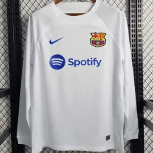 2023/24 BA Away White Long Sleeve Soccer Jersey