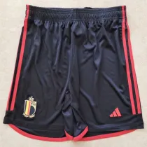 2022/23 Belgium Black Shorts Pants