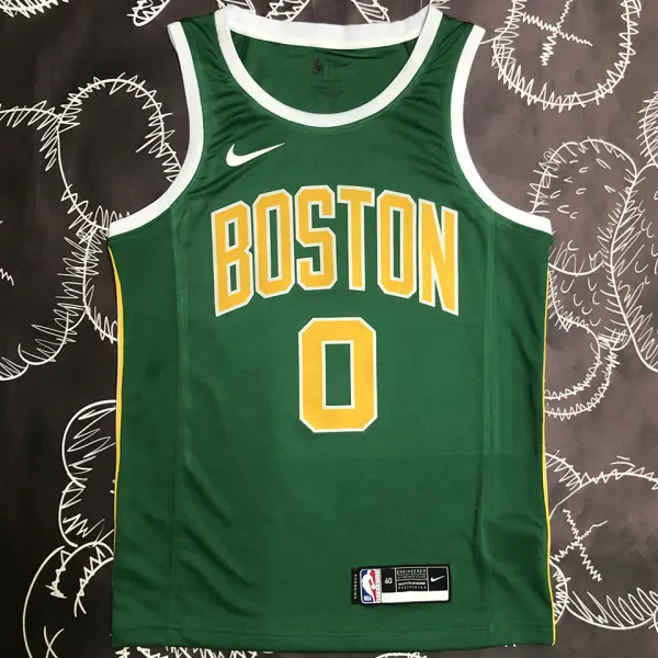Celtics TATUM #0 Green NBA Jerseys