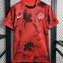 2023/24 Canada Home Red Fans Soccer Jersey