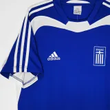 2004 Greece Home Blue Retro Soccer Jersey