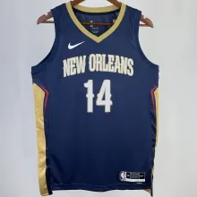 2023/24 Pelicans INGRAM #14 Dark Blue NBA Jerseys