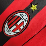 2007/08 AC Milan Home Retro Soccer Jersey