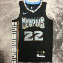 2023 Grizzlies BANE #22 Black City Edition NBA Jerseys