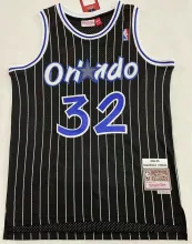 1994/95 MAGIC O'NEAL # 32 Black Mitchell Ness Retro Jerseys 刺绣