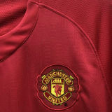 2007-08 M Utd home Red Retro Soccer Jersey UCL Version 欧冠版