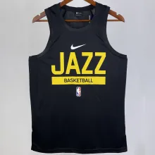 2023/24 Jazz Black Training Tank Top NBA Jerseys