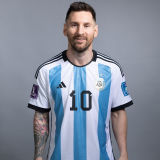MESSI #10 Argentina 1:1 Quality Home 1:1 Fans Jersey (3 Stars And 3 Stars Font 3星字体) 2022/23 ★★