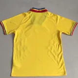 1994 România Yollow Retro Soccer Jersey
