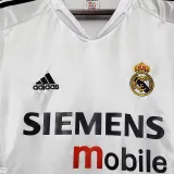 2004-2005 RM White Home Retro Soccer Jersey