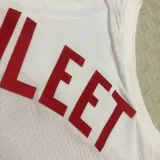 Toronto Raptors VANVLEET #23 White Home NBA Jerseys