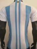 MESSI #10 Signature Version Argentina Home Player Version Jersey (3 Stars 3星 签名和图版) ★★