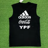 2023 Argentina Black 3 Stars Vest Jersey 3星 背后有广告 胸前两横条广告