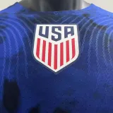 2022/23 U.S Away Blue Player Version Soccer Jersey