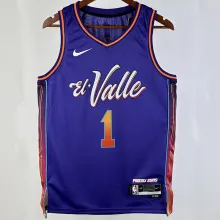 2023/24 Suns BOOKER #1 Purple City Edition NBA Jerseys