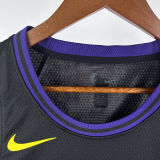 2025 Lakers JAMES JR. #9 Black City Edition NBA Jerseys 热压