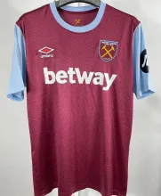 2024/25 West Ham Home Fans Soccer Jersey