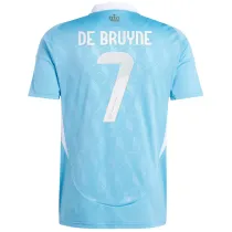 DE BRUYNE #7 Belgium Away Fans Soccer Jersey 2024/25 ★★