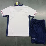 2024/25 England Home White Kids Soccer Jersey