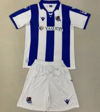2024/25 Real Sociedad Home Kids Soccer Jersey