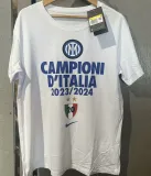 2023/24 In Milan CAMPEONES 20 White Cotton Shirt