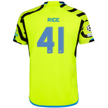 RICE #41 ARS 1:1 Quality Away Fans Jersey 2023/24 (UCL Font) ★★