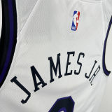 2025 Lakers JAMES JR. #9 White City Edition NBA Jerseys 热压