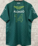 2024 ALONSO #14 Aston Martin F1 Green Team T-Shirt (圆领 阿斯顿马丁)