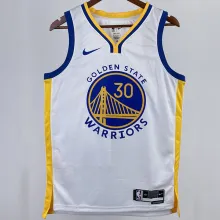 2023/24 Warriors CURRY #30 White NBA Jerseys