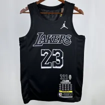 Lakers JAMES #23 Black Honor Edition NBA Jerseys