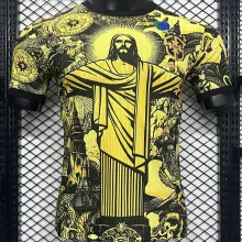 2024/25 Brazil Special Edition Yellow Player Version Soccer Jersey