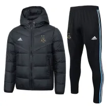 2024 Argentina Black Cotton Jacket （A Set）