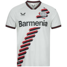 2023/24 Leverkusen Away White Fans Soccer Jersey