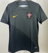 2023/24 Portugal Special Edition Black Grey Fans Jersey