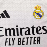 2024/25 RM Home White Player Version Kids Jersey 球员版童装