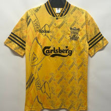 1994/96 LFC Away Yellow Retro Soccer Jersey