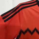 2014 Mexico Away Orange Retro Soccer Jersey