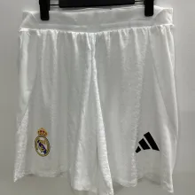 2024/25 RM Home White Player Version Shorts Pants 球员版