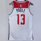 2023/24 Wizards POOLE #13 White Home NBA Jerseys