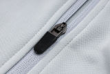 2024 BA Light Gray Hoody Zipper Jacket Tracksuit