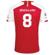 ØDEGAARD #8 ARS 1:1 Quality Home Fans Jersey 2023/24 (UCL Font) ★★