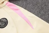 2024/25 PSG Apricot Hoody Zipper Jacket Tracksuit