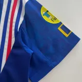 1996 France Home Blue Retro Soccer Jersey