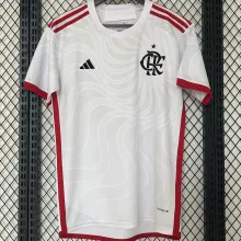 2024/25 Flamengo 1:1 Quality Away White Fans Soccer Jersey