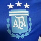 CAMPEONES DEL MUNDO 3 Stars Away Blue Player Version Jersey 球员版 ★★