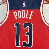2023/24 Wizards POOLE #13 Red Away NBA Jerseys