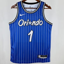 2019 Magic MCGRADY #1 Sapphire Blue Retro NBA Jerseys