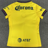 2024/25 Club America Home Yellow Women Soccer Jersey 女
