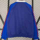 2024 Italy Blue White Reversible Windbreaker 双面