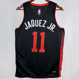 2024/25 Miami Heat JAQUEZ JR. #11 Black City Edition NBA Jerseys